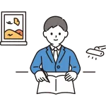 Autumn Of Study Male Student SVG Icon